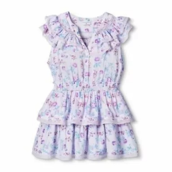 LoveShackFancy x Target Dresses & Skirts - Love Shack Fancy For Target Womens Floral Coquette Lace Mini Dress Lilac Size 1X